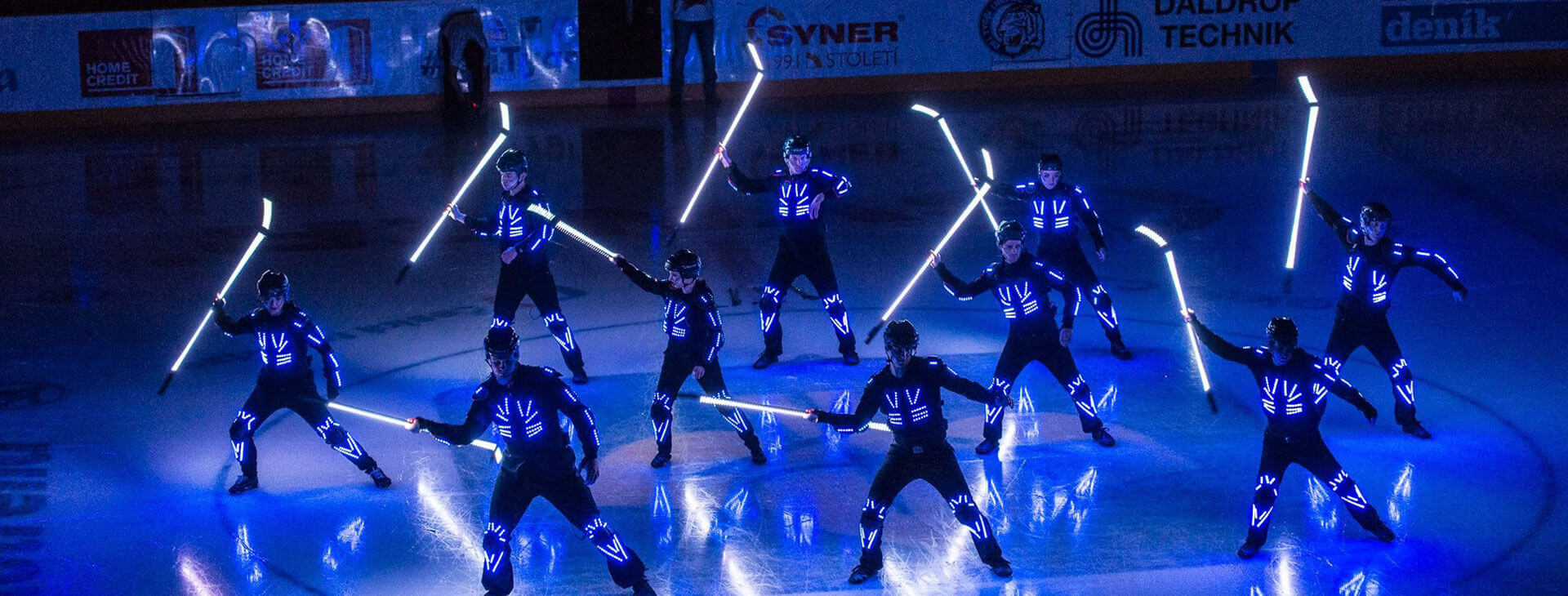 LED Show Eishockey