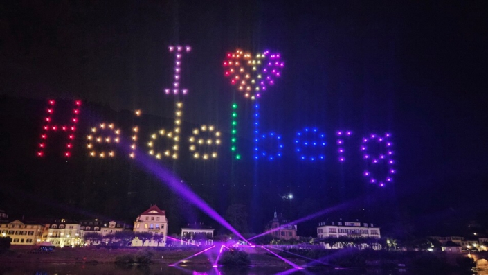 Drohnenshow buchen für Stadtfest, Lichtfest, Sportevent, Kulturfest, Festival