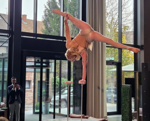 Artistin und Akrobatin buchen für Firmenfeier, Veranstaltung, Preisverleihung, Sportlerball