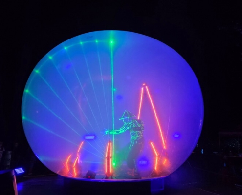 Lasershow buchen für Stadtfest, Sommerfest, Lichtfest, Hochzeitsfeier